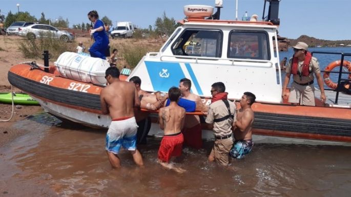 "Convulsiones a bordo": Rescate a contrarreloj en Villa El Chocón