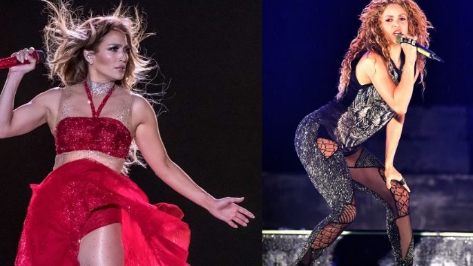 ¡Fuego puro! Se filtra una foto del espectáculo de JLo y Shakira para el Super Bowl