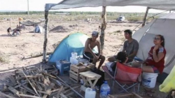"200 familias": Toma de terrenos en Neuquén ¡Tensión!