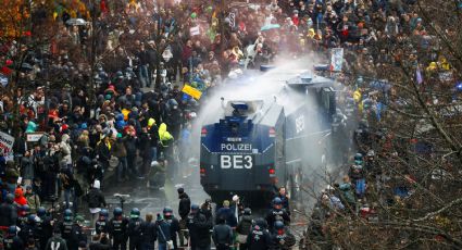 La policía alemana reprimió protestas anticuarentena: un centenar de detenidos
