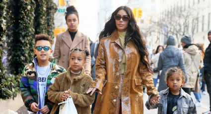 Atentos a Papá Noel: los hijos de Kim Kardashian y un insólito invento para no perderse de nada
