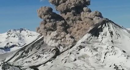 Alerta al norte neuquino: se registró actividad en el volcán Nevados de Chillán... Mirá el vídeo