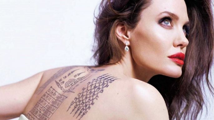¡Impresionante! Esta es la razón detrás de los tatuajes de Angelina Jolie
