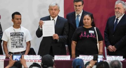 López Obrador se comprometió a trabajar para resolver el caso Ayotzinapa