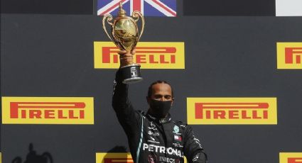 Imbatible: Hamilton ganó en tres ruedas el GP de Gran Bretaña