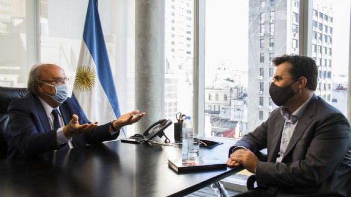 Darío Martínez se reunió con el presidente del BICE