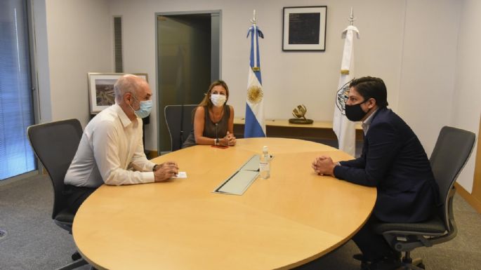Tras recuperarse del coronavirus, Nicolás Trotta se reunió con el Gobierno porteño