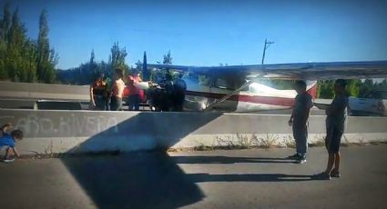 Pánico en Río Negro: el video de un aterrizaje de emergencia sobre ruta 22