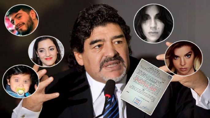 Filtraron la conversación: esto harán los hijos de Diego Maradona con los regalos del velatorio