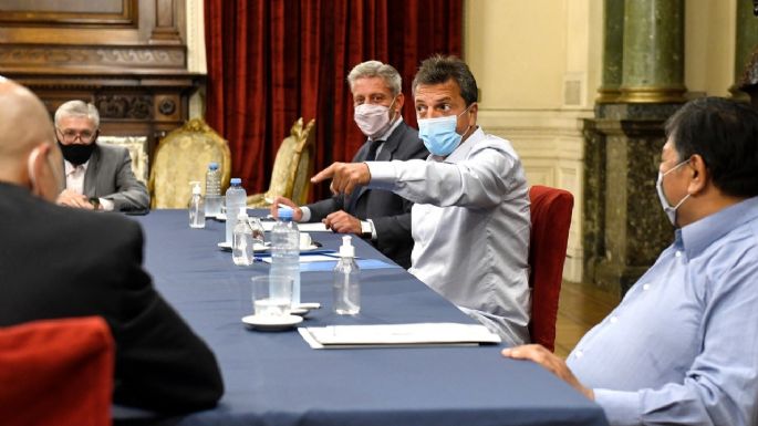 Sergio Massa se reunió con dirigentes petroleros de la Provincia de Chubut