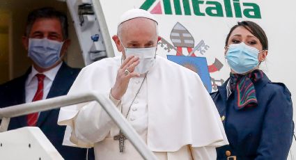 El papa Francisco se despide de Irak y parte rumbo a Roma