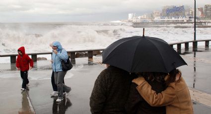 Alerta por fuertes vientos: mal inicio de las vacaciones de invierno para la Costa Atlántica