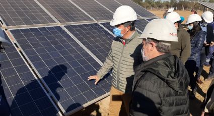 Jorge Capitanich inauguró un parque solar en Chaco