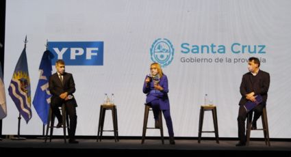 YPF inauguró junto a Alicia Kirchner una nueva línea de alta tensión en Santa Cruz