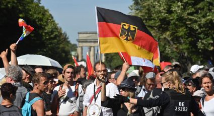 Protestas contra las restricciones en Alemania: detuvieron al menos a 500 personas en Berlín