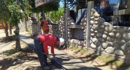 Villa Pehuenia: avanza la obra del Paseo comercial Las Araucarias