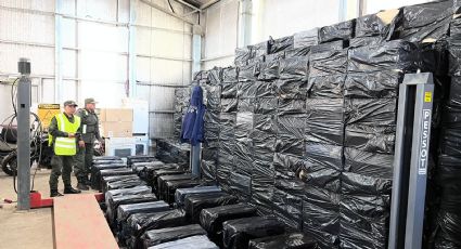 Golpe al contrabando: incautaron 192.500 atados de cigarrillos en el Paso Pino Hachado