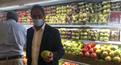 Scioli presentó desde Brasil frutas bonaerenses y los productores del Alto Valle lo criticaron