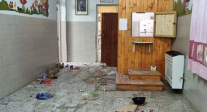 Vandalismo y destrozos en la escuela 332 de Las Lajas