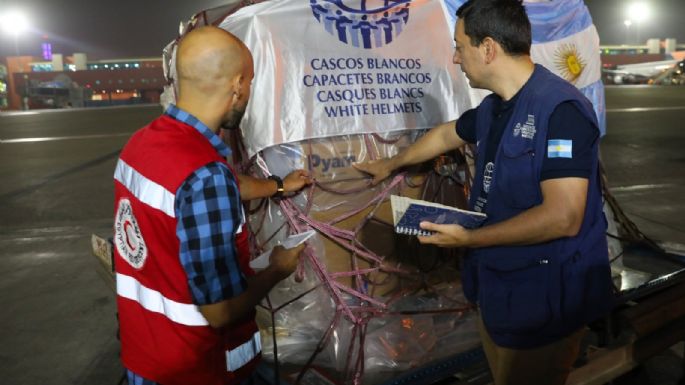 La Cancillería envió nueva ayuda humanitaria a Gaza
