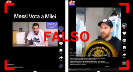 Messi no dijo que “hay que votar a Milei” en estas entrevistas; los audios fueron manipulados