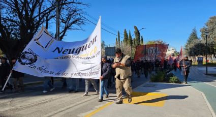 Trabajadores de Cerámica Neuquén protestan este jueves en las puertas de CALF