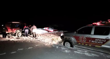 Rescataron a una familia chilena que estaba atrapada en la nieve desde el viernes