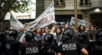 La manifestación en defensa del INCAA fue reprimida y hay tres detenidos