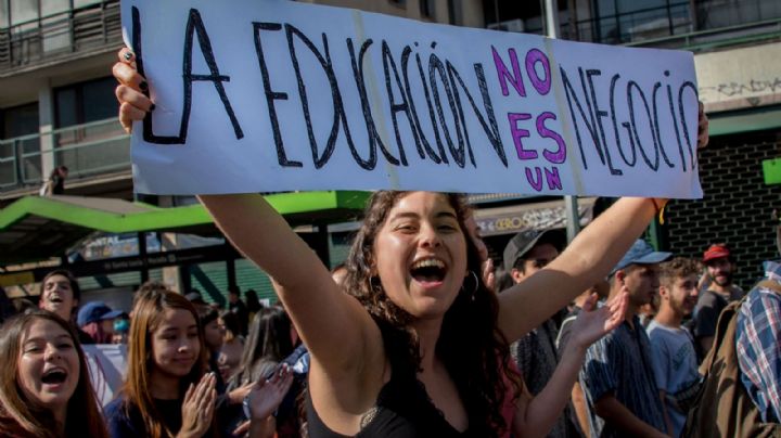Duras protestas en Chile contra los exámenes de admisión universitaria