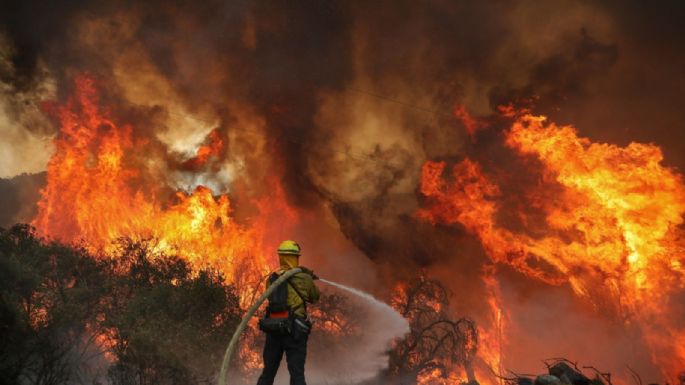 En llamas: se desató un brutal incendio en una localidad neuquina