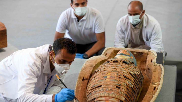 Egipto presentó lo que sería su mayor descubrimiento arqueológico del año: fotos y videos