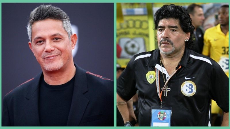 El conmovedor mensaje de Alejandro Sanz para Diego Maradona