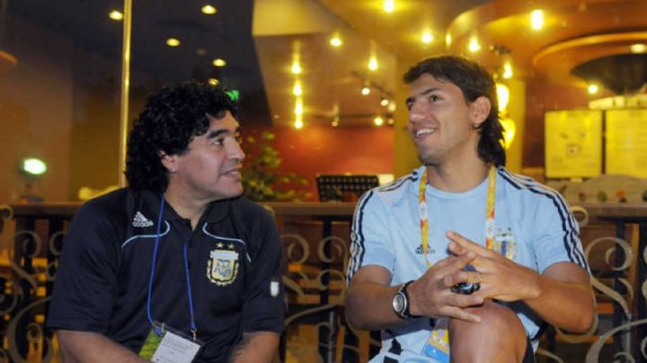 La fuerte despedida de Sergio Agüero a Diego Maradona