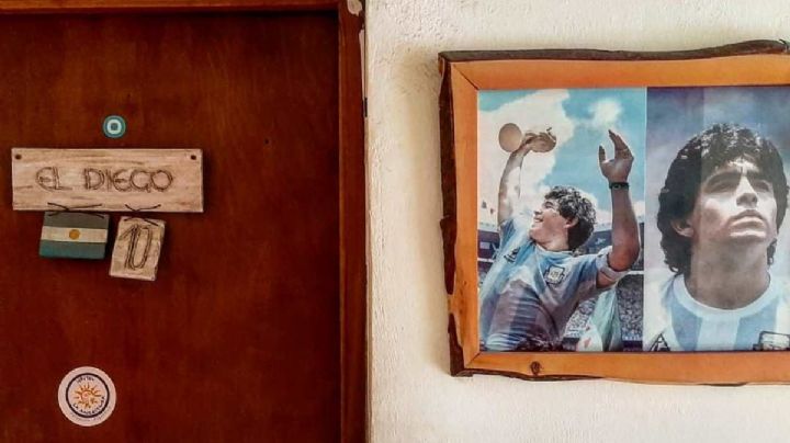 Un hotel en la India decidió ser museo y honrar a Maradona