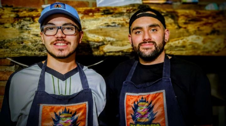 Iñaki y Franco, amigos y socios: los creadores de las hamburguesas sensación en Zapala