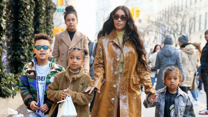 Como en una película: Kim Kardashian y sus hijos desataron envidia con este video
