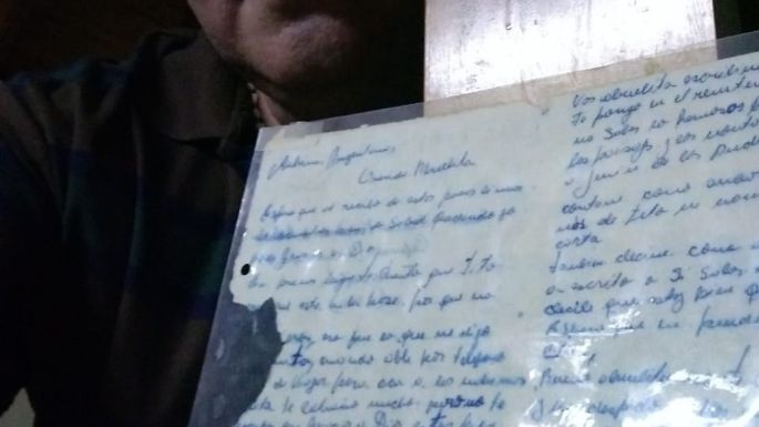 Recuperó una carta que escribió desde Malvinas hace 38 años