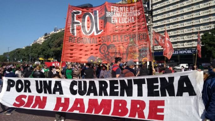 Marchas y protestas en Neuquén: reclaman ayuda alimentaria