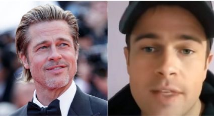“El clon”: joven consigue miles de likes en TikTok por su parecido con Brad Pitt