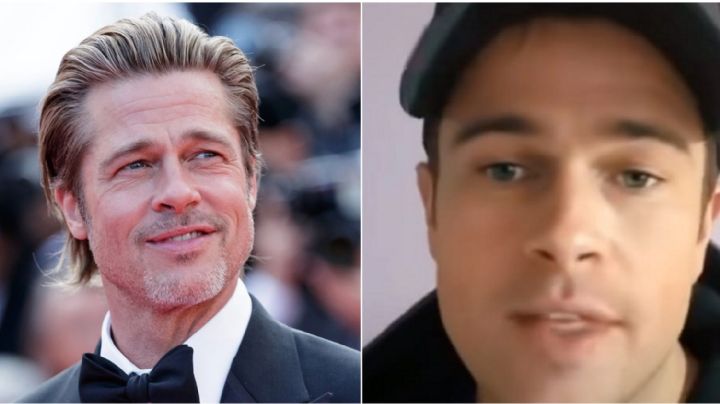 “El clon”: joven consigue miles de likes en TikTok por su parecido con Brad Pitt