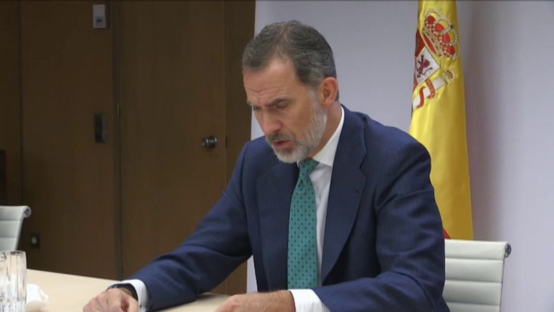 Mientras cenaba: el susto del rey Felipe después del primer bocado