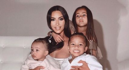 La foto viral entre Kim Kardashian y una de sus hijas enterneció a todos en redes