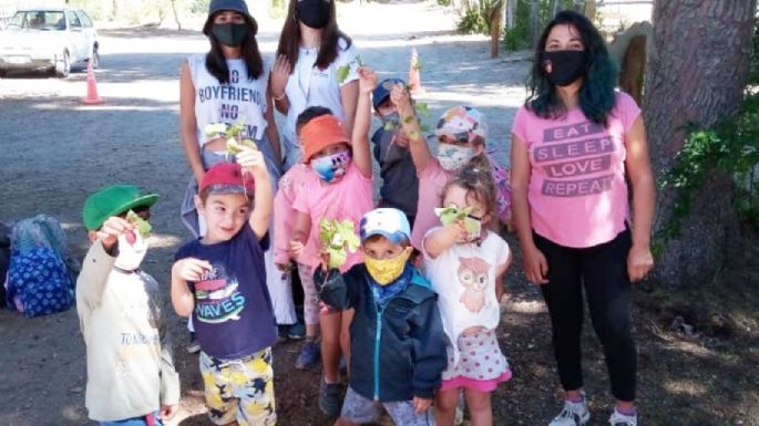 Villa Pehuenia: realizaron una jornada educativa ambiental destinada a los niños