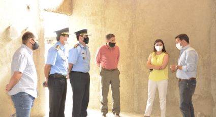 La ministra Vanina Merlo recorrió la obra del Centro de Monitoreo en Zapala