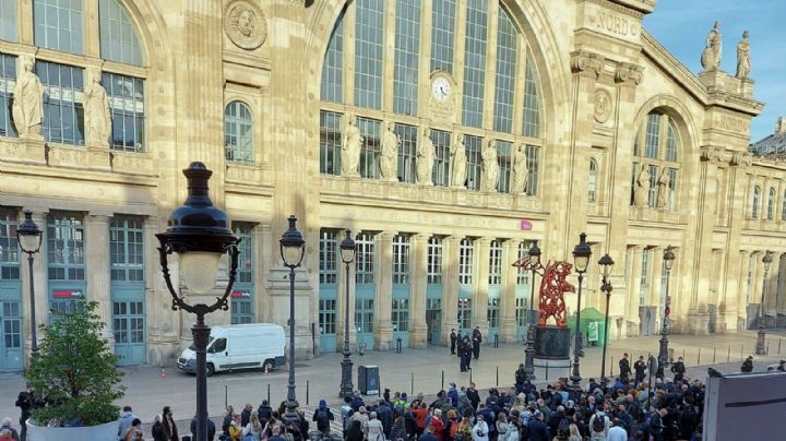 Evacuaron totalmente la estación Gare du Nord de París por un paquete sospechoso