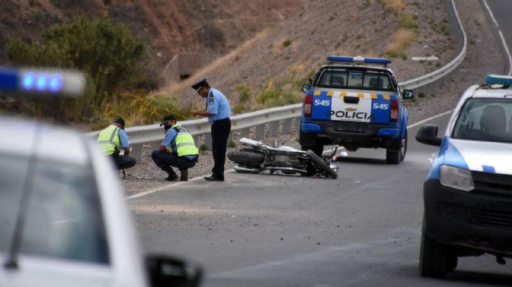 Grave accidente en Ruta 7, un motociclista resultó herido