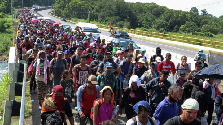 Más de 100 mil: México registró un récord absoluto de solicitudes de asilo de migrantes