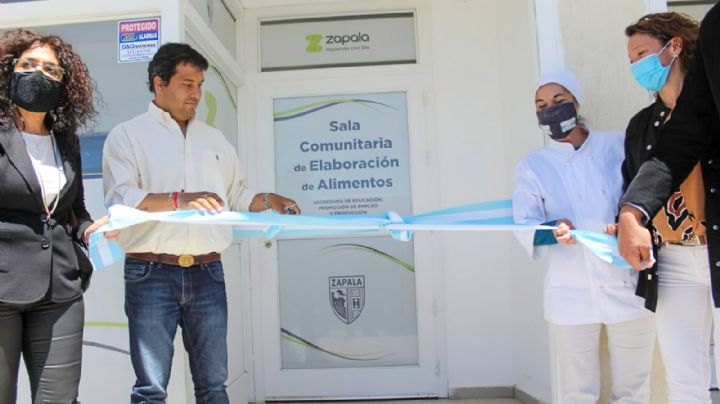 Carlos Koopmann inauguró la Sala Comunitaria de Elaboración de Alimentos en Zapala