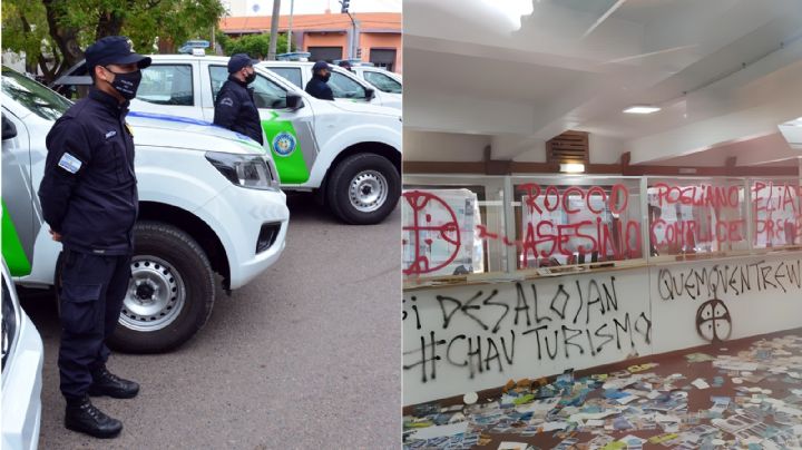 Policía de Río Negro identificó a los autores del ataque a la Oficina de Turismo de El Bolsón