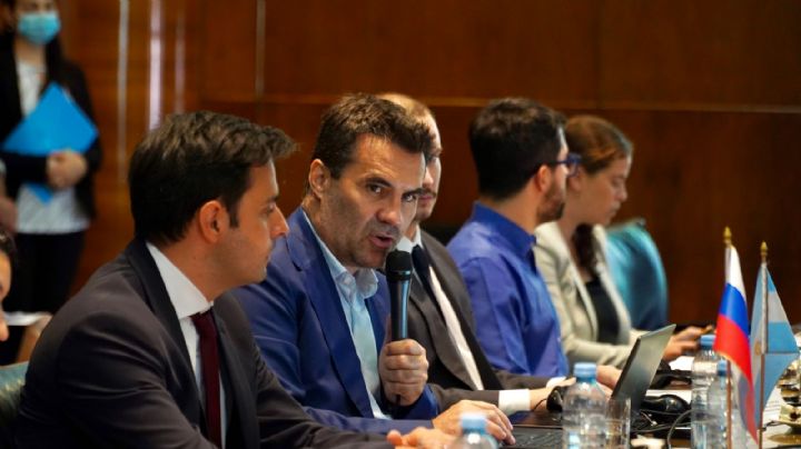 Darío Martínez participó de la reunión con el Fondo Ruso de Inversión Directa